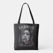Verblassend - Gothic Streetwear Design Tasche (Rückseite)