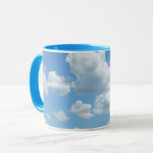 Verblassende Blues Tasse (Vorderseite Links)