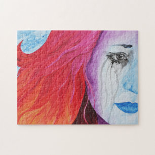 Verblassende Farben Surrealer Original-Kunstpuzzle Puzzle