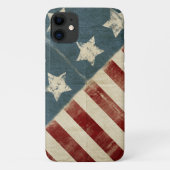 verblasste amerikanische Flagge Case-Mate iPhone Hülle (Rückseite)