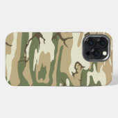 Verblasste Camo iPhone Hülle (Rückseite (Horizontal))