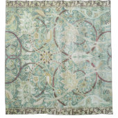 verblasste Dusty Green Bullerswood Hammersmith Mor Duschvorhang (Vorderseite)