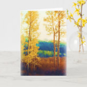 Verblaßte Espenkarte Karte (Gelbe Blume)