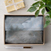 Verblasste Frau auf Steinmauer-Dekoupage Seidenpapier (Geschenk)
