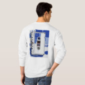 Verblasste Frequenzen T-Shirt (Schwarz voll)
