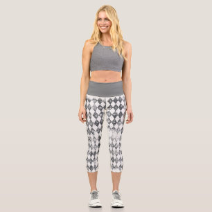 verblasste Harlequin  Capri Leggings