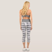 verblasste Harlequin  Capri Leggings (Rückseite)