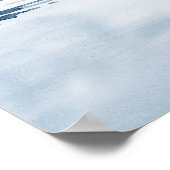 verblasste Horizonte II Poster (Ecke)