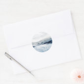 verblasste Horizonte II Runder Aufkleber (Umschlag)