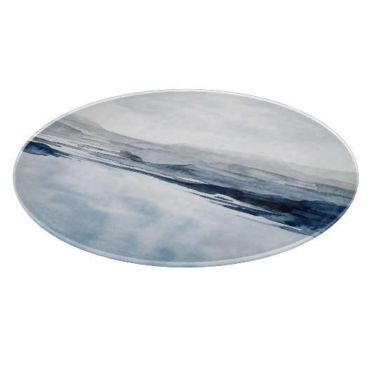 verblasste Horizonte II Schneidebrett (Ecke)