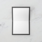 Verblasste Monogram Chic Gray Persönliche Beruflic (Innenseite)