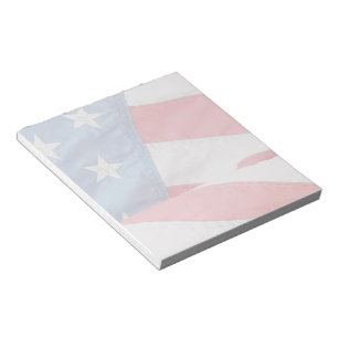 Verblasste Old Glory Notizblock