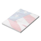 Verblasste Old Glory Notizblock (Rotiert)