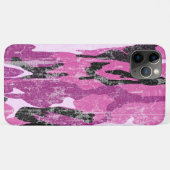 Verblaßte rosa Camouflage Case-Mate iPhone Hülle (Rückseite (Horizontal))