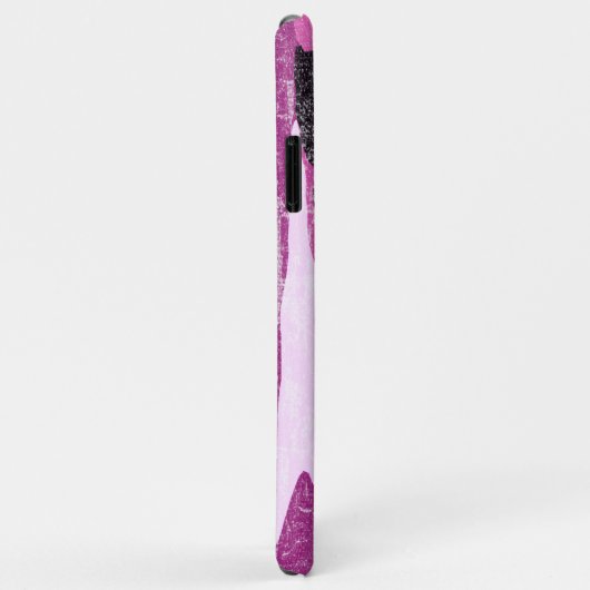 Verblaßte rosa Camouflage Case-Mate iPhone Hülle (Hinten/Rechts)