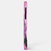 Verblaßte rosa Camouflage Case-Mate iPhone Hülle (Hinten/Links)