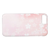 Verblaßte rosa/weiße Kirschblüten Case-Mate iPhone Hülle (Rückseite (Horizontal))