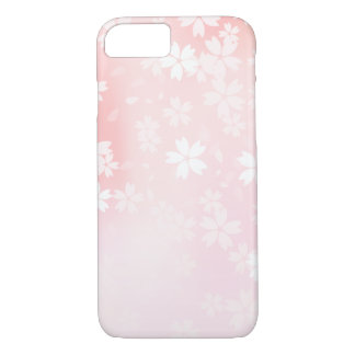 Verblaßte rosa/weiße Kirschblüten Case-Mate iPhone Hülle
