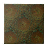 Verblaßte Rose Fliese (Vorderseite)