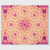 Verblasste Rosenbrosche Geschenkpapier (Flach)