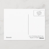 Verblaßte Ruhm-Postkarte Postkarte (Rückseite)