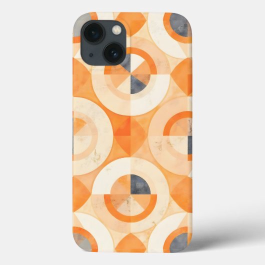 Verblasste Terra-Geometrien Case-Mate iPhone Hülle (Rückseite)