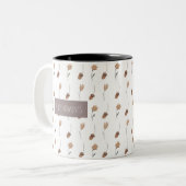 Verblasste Waldträume Zweifarbige Tasse (Vorderseite Links)