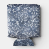 Verblasster Blumenbeweis: Grungy texturierter Hint Dosenkühler (Rückseite)