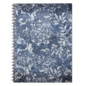 Verblasster Blumenbeweis: Grungy texturierter Hint Notizblock (Vorderseite)