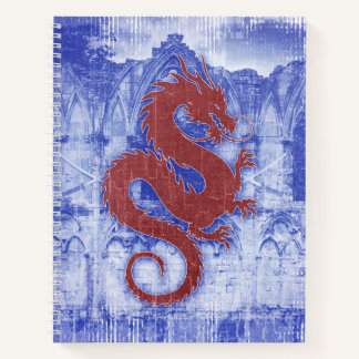 Verblasster Drache Notizblock