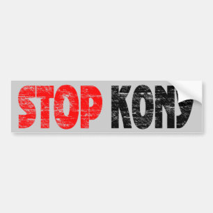 Verblaßter EndKony Autoaufkleber