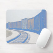 Verblaßter Güterzug Mousepad (Mit Mouse)