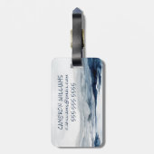 Verblaßter Horizont II Gepäckanhänger (Rückseite vertikal)