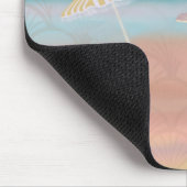 Verblasstes Art Deco Resort Mousepad (Ecke)