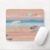 Verblasstes Art Deco Resort Mousepad (Mit Mouse)