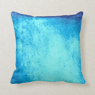 Verblaßtes blauer kissen