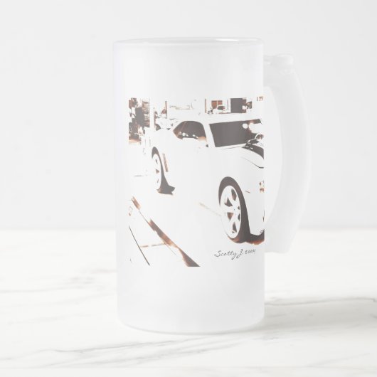 Verblaßtes Camaro © Copyright 2009 S.J. Mattglas Bierglas (VorderseiteRechts)