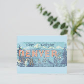 Verblasstes Denver Postkarte (Stehend Vorderseite)
