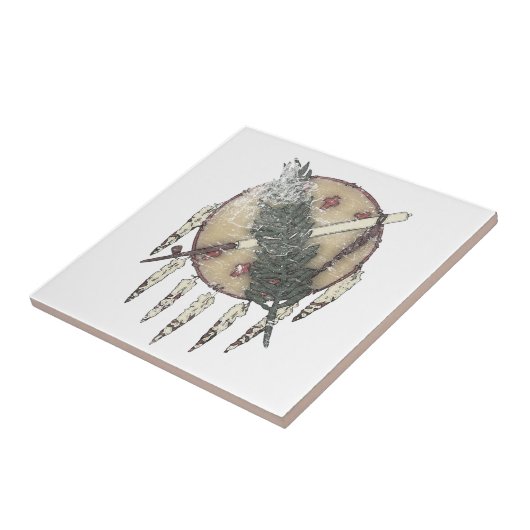 Verblaßtes Dreamcatcher Fliese (Seite)