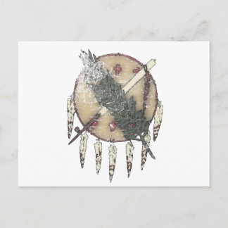 Verblaßtes Dreamcatcher Postkarte