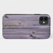 verblasstes Lila Holz Case-Mate iPhone Hülle (Rückseite (Horizontal))