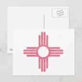 Verblasstes neues Mexiko Postkarte (Vorne/Hinten)