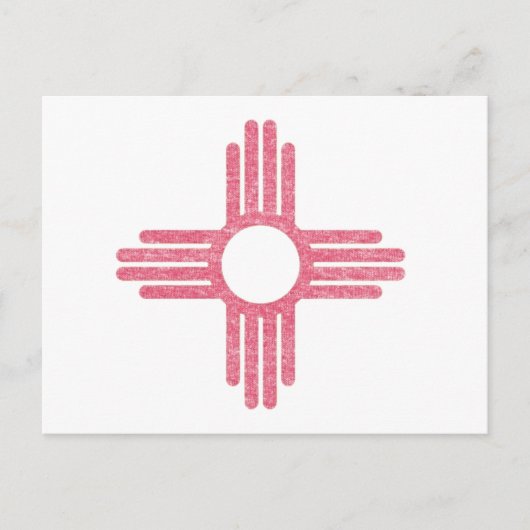 Verblasstes neues Mexiko Postkarte (Vorderseite)