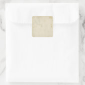 Verbleibte antike Papierkleber Quadratischer Aufkleber (Tasche)