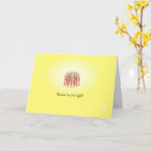 Verblendet durch das Licht? Horizontalkarte Karte (Gelbe Blume)