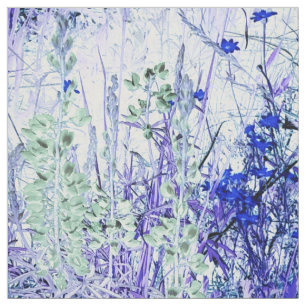 Verblendete Blume Stoff