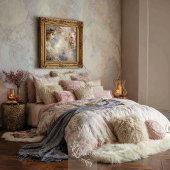 Verblendete Flüster Romantisches Portrait Vintag Seidenpapier