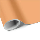 Verblendete Orange (feste Farbe) Geschenkpapier (Rolleneckpunkt)