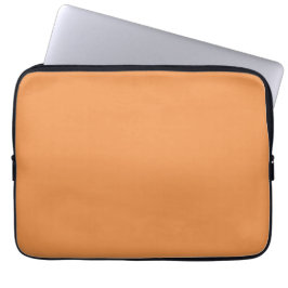Verblendete Orange (feste Farbe) Laptopschutzhülle