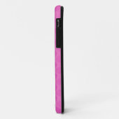 Verblendete rosa Kreise Muster grün Case-Mate iPhone Hülle (Hinten/Links)